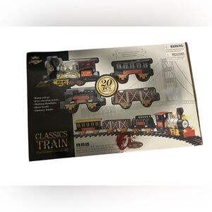 Classic Christmas Train Set for Under The X
Tree with Smoke, Lights and Sounds